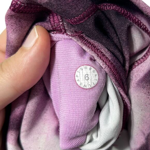 Lululemon Wunder Under Hi-Rise Tight Women's Sz 6 Blush Blossom White Candy Pink - Picture 6 of 6